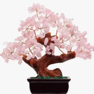 Rose Quartz Tree with Master Blessing 師父开光-粉水晶樹