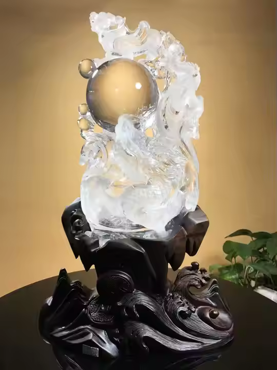 Clear Quartz Crystal with master blessing 師父开光-透明水晶