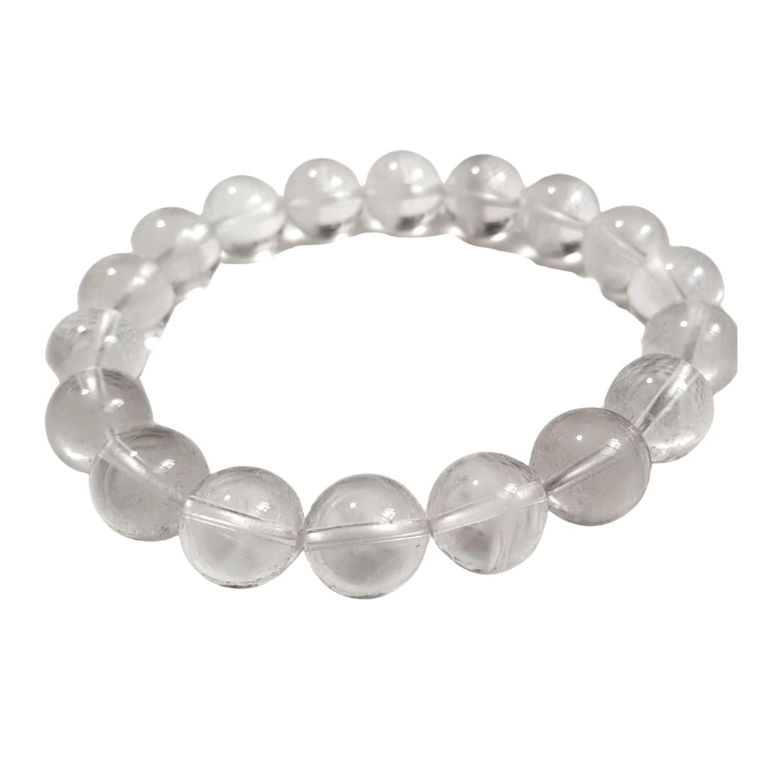 White Phantom Quartz Crystal Bracelet